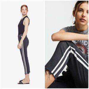 Mother The Shaker Prep Fray in Dear Mr. Black Racer Size 25